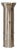 RL 11 Cylindrical Pedestal in Polished Aluminum by Caspal For Sale