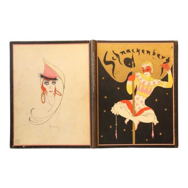 1922 Original German Art Deco Book Cover, (Recto/Verso) For Sale