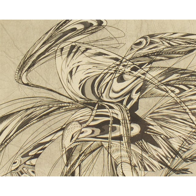 Abstract 1944 Abstract Etching by Daniel Philip Platt For Sale - Image 3 of 8