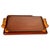 French Wooden Cheese Tray with Glass Plate and Knife Slot, 1970s For Sale - Image 12 of 12
