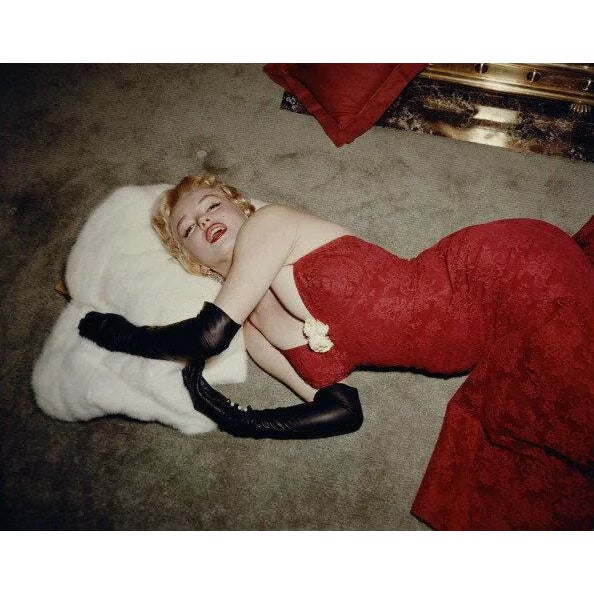 Sleepy Marilyn' Contemporary Archival Color Photograph Print From the Original Negative by Gene Lester - 20x24 For Sale