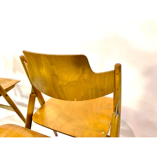 Folding Chairs by Egon Eiermann for Wilde+Spieth, 1970s, Set of 4 For Sale - Image 9 of 18