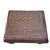 Vintage Bamboo and Woven Rattan British Colonial Style Footstool For Sale - Image 6 of 12