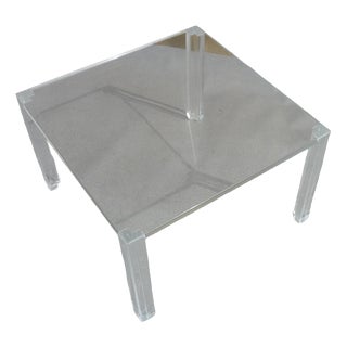Coffee Table in Acrylic Glass, 1990s For Sale
