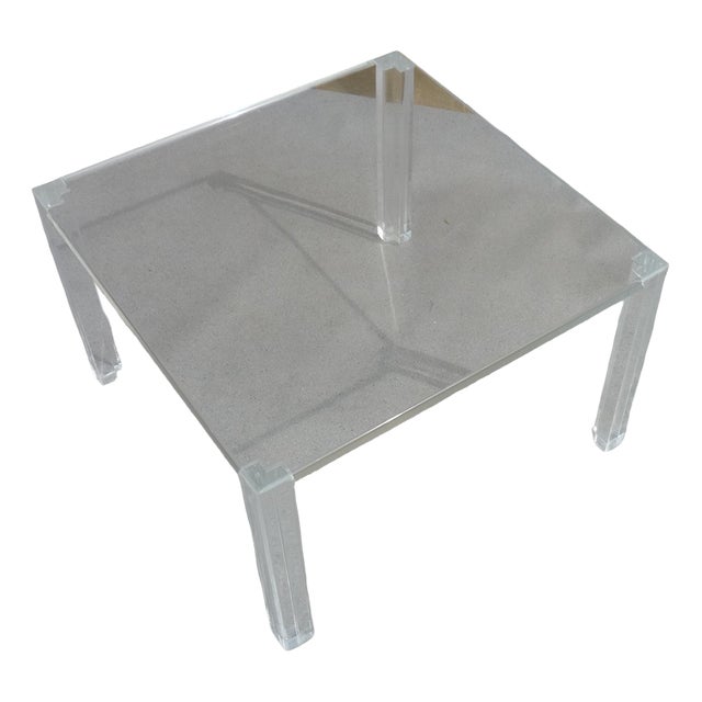 Coffee Table in Acrylic Glass, 1990s For Sale