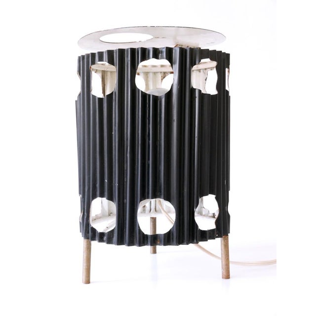 Mid-Century Modern Java Table Lamp by Mathieu Matégot for Atelier Matégot, 1950s For Sale - Image 9 of 18