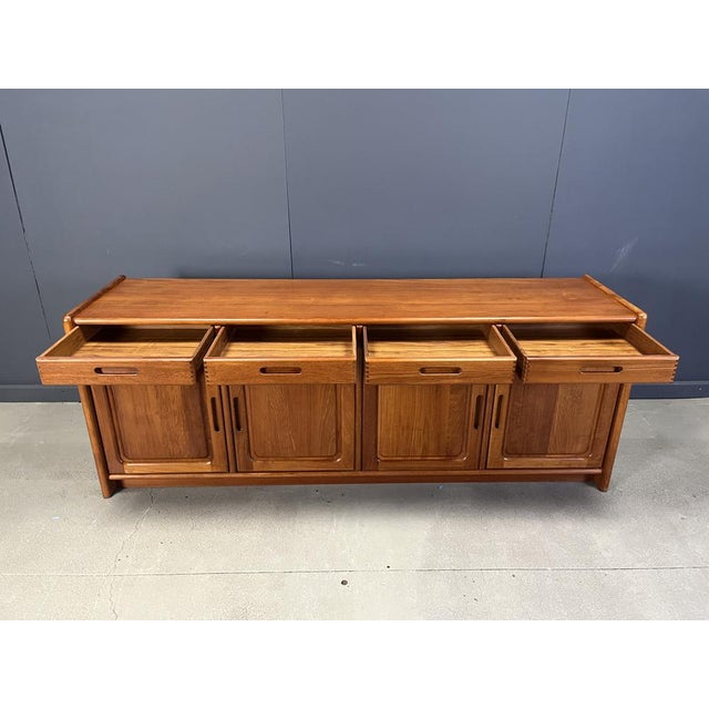 Brown Mid-Century Scandinavian Credenza from Dyrlund, 1960s For Sale - Image 8 of 11