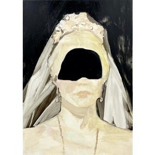 “Oh My God Its Actually Happening” Expressionist Portrait Contemporary Painting by Lucia Jones For Sale