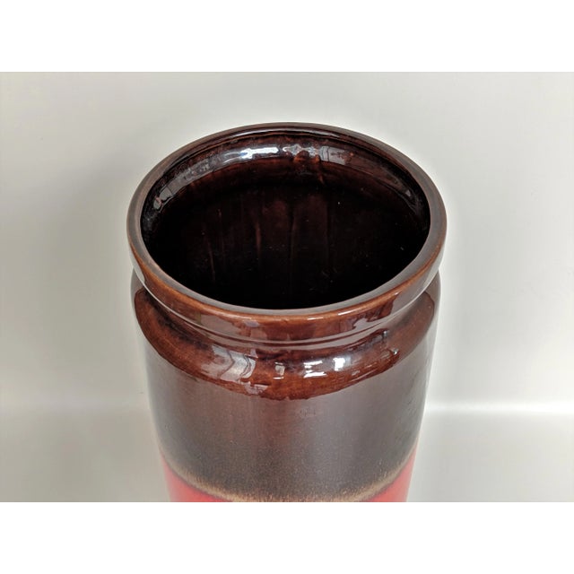 Ceramic Scheurich Keramik West German Ceramic Vase For Sale - Image 7 of 11