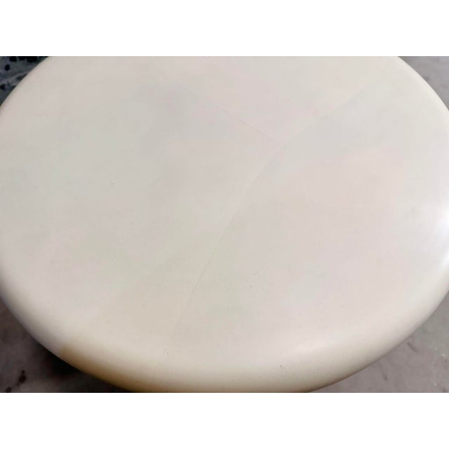 Animal Skin Faux Goatskin Mushroom Side/End Table, 1970 For Sale - Image 7 of 7