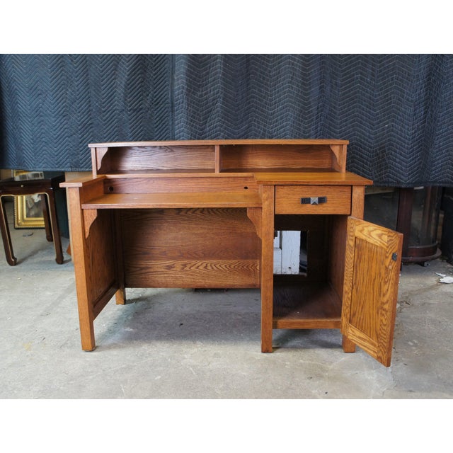 Vintage Arts & Crafts Mission Style Craftsman American Oak Student ...