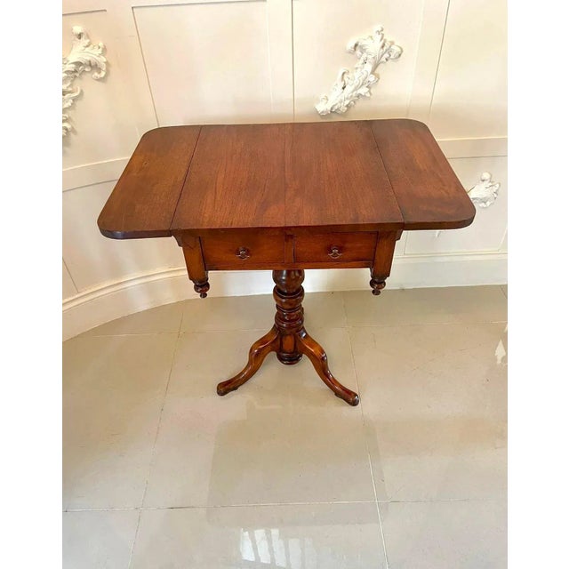 Antique Victorian Elm Freestanding Centre Table For Sale - Image 11 of 13