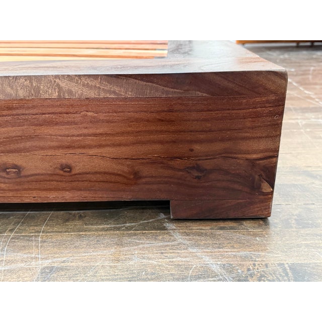 Queen Size Sierra Living Concepts Sierra Nevada Low Platform Bed Frame For Sale - Image 10 of 12