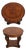 Theodore Alexander Round Sunburst 2 Drawer Center Table For Sale