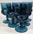 Aquamarine Boho Goblets- Set of Six For Sale - Image 10 of 10