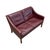 Authentic vintage Danish modern Model 2208 two-seater club sofa designed in 1963 by Børge Mogensen and produced by...