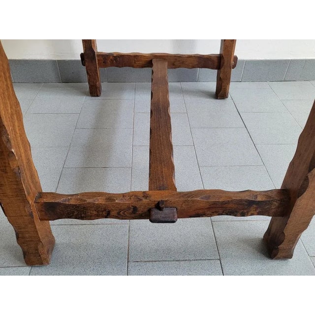 Brustlist Side Table in Oak, 1970s For Sale - Image 9 of 13