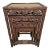 Antique Carved Chinese Rosewood Four Nesting Tables For Sale