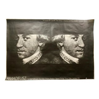 Film Poster Amadeusz by M. Wasilewski, 1986 For Sale