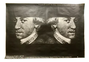 Film Poster Amadeusz by M. Wasilewski, 1986