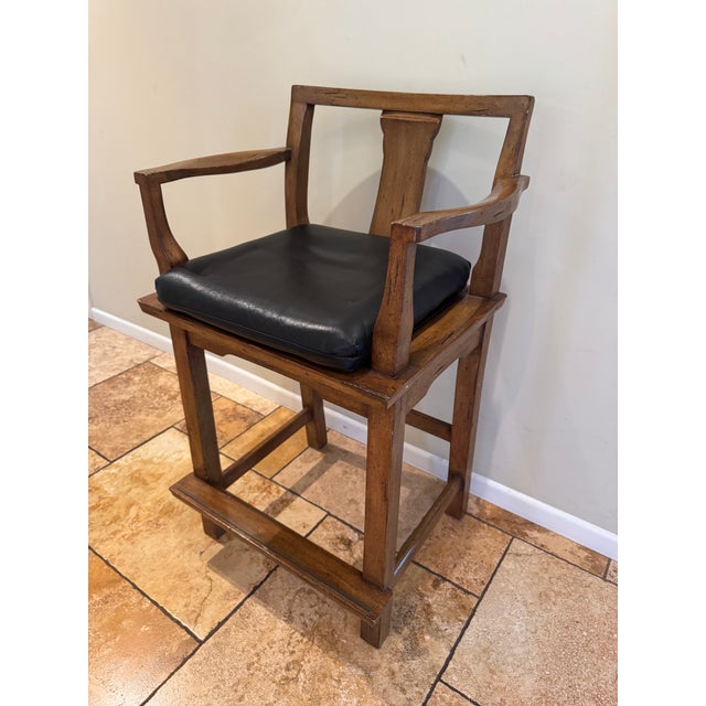 Contemporary Vintage Bar Stool For Sale - Image 3 of 14