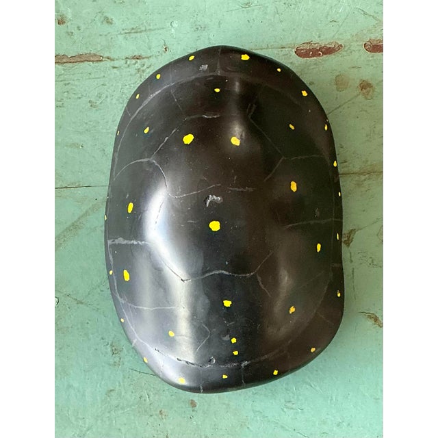 Vintage Italian Scagliola Pigmented Plaster Turtle Shell For Sale - Image 10 of 12