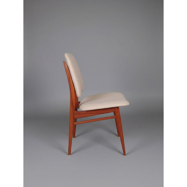 1960s Vintage Dutch Dining Chairs in Teak by Louis Van Teeffelen for Wébé, 1960s, Set of 4 For Sale - Image 5 of 8