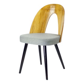 Dining Chairs in Oak & Fabric by Antonin Šuman for Tatra, 1960s, Set of 4 For Sale