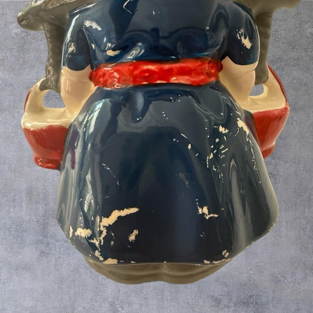 Vintage Banco Mexicano De Occidente Dutch Girl Ceramic Coin Bank Hand Painted For Sale In Los Angeles - Image 6 of 10