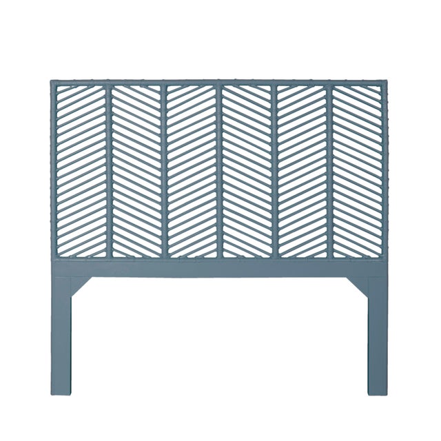 Not Yet Made - Made To Order Liam Standard Bed Double - Regatta Blue For Sale - Image 5 of 12