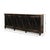 Long Directoire Style Antiqued Black Buffet For Sale - Image 9 of 9