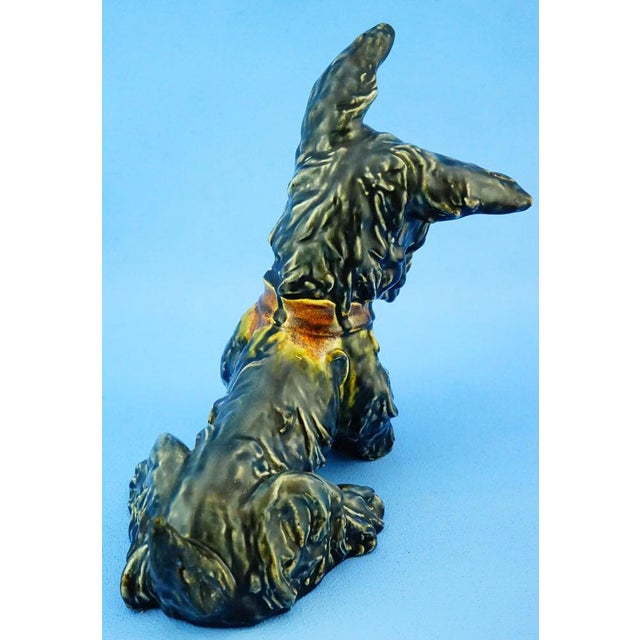 20th Century Ceramic Scottish Terrier Scottie Dog Sculpture by Ida Meisinger for Goldscheider For Sale - Image 13 of 18