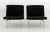 Postmodern Italian Modern Chrome Lounge Chairs, Pair For Sale - Image 3 of 6