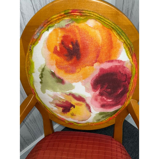 1960s Pair of Freshly Upholstered Arm Chairs For Sale - Image 6 of 8