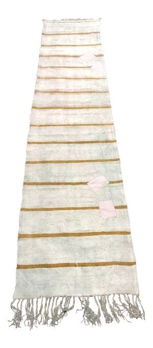 Turkish Anatolian Hemp Kilim Runner-2′5″ × 10′11″
