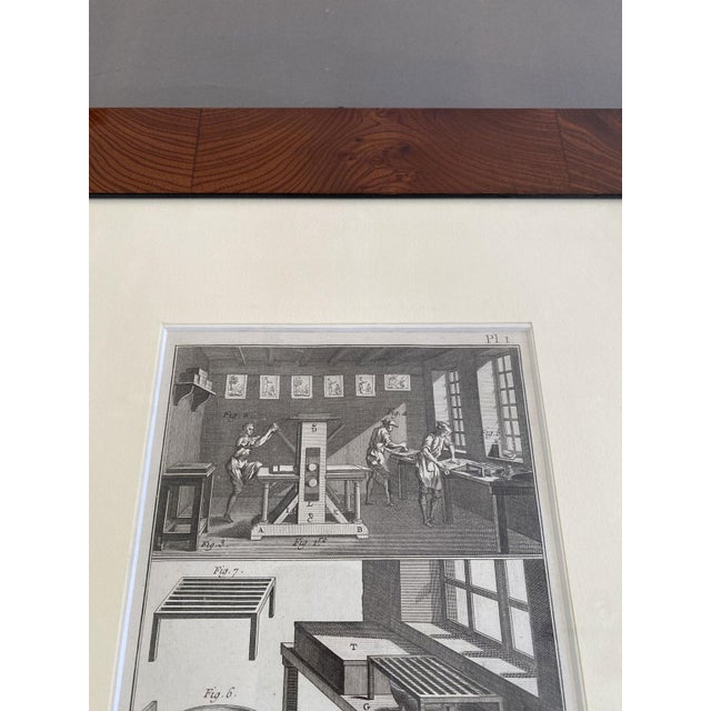 Mid-18th Century Black and White Print on Paper by Renaud Bernard, France For Sale - Image 5 of 15