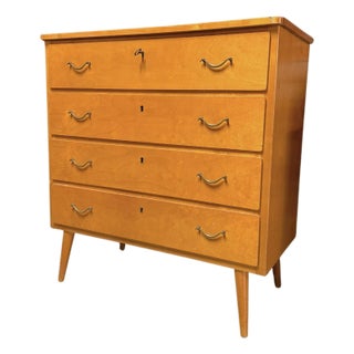 Swedish Birch Occasional Chest c.1950s For Sale