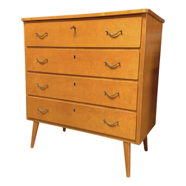 Swedish Birch Occasional Chest c.1950s For Sale