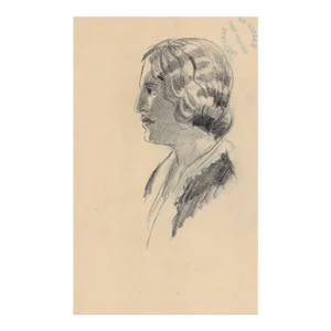 1931 Norman Kent Drawing of a Lady