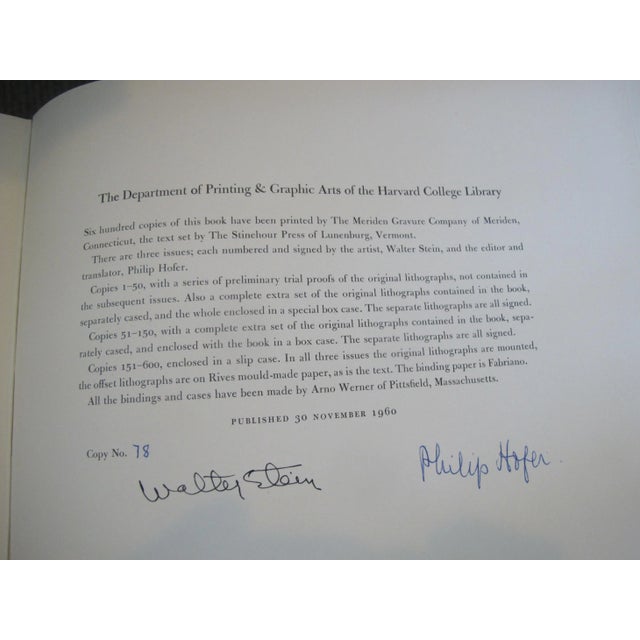 Jules Renard Signed Limited Edition Natural History Walter Stein Lithographs Art For Sale - Image 11 of 13