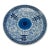 Blue and White Chinoiserie Charger Platter For Sale