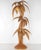 Light Yellow Rattan Palm Tree Floor Lamp For Sale - Image 8 of 18