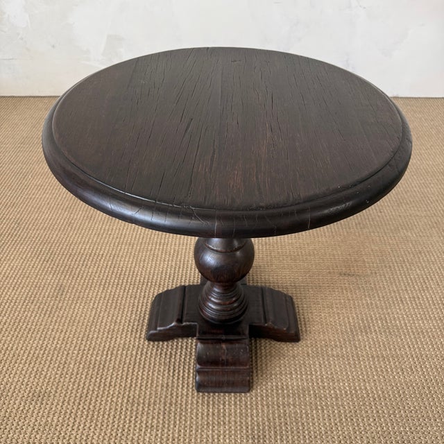 Morgan Table - Walnut Finish 25.5"d For Sale - Image 4 of 9
