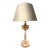 Italian Rock Crystal Bronze Dore Palm Tree Table Lamp For Sale
