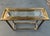 Brass Picture Frame Console Table From Mastercraft For Sale - Image 9 of 12