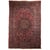 Red Asian Rug in Cotton and Wool For Sale - Image 8 of 8