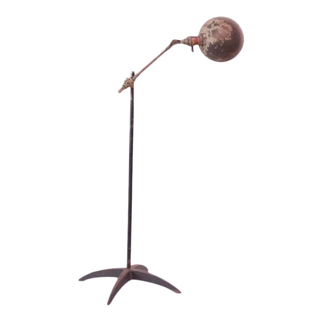 1930s Articulating Floor or Table Lamp by O.C. White For Sale