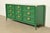 Mid-Century Modern Mid-Century Hollywood Regency Campaign Green Lacquered Faux Bamboo Triple Dresser or Credenza by Stanley, Newly Refinished For Sale - Image 3 of 16