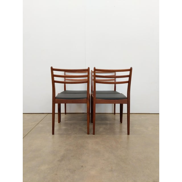 1960s Set of 4 Vintage Mid Century Modern Dining Chairs by G Plan For Sale - Image 5 of 9