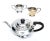 Silver Hallmark English George I Style Silver Plated 3 Pieces Tea Set Bakelite Handle For Sale - Image 8 of 12